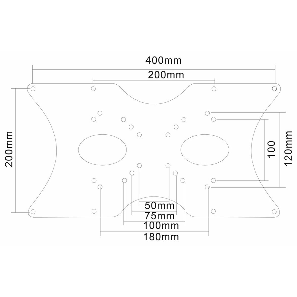 Veggplate Neomounts FPMA-VESA400 35 kg